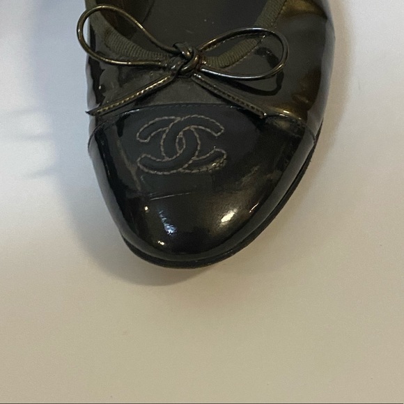 Chanel Patent Leather Ballerina Flats - Picture 3 of 7